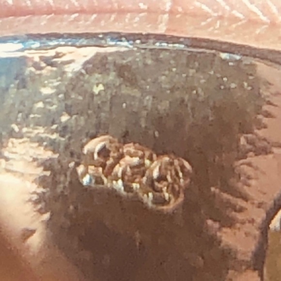 🦋Beautiful Royal Blue Topaz 925 Sterling Silver Art Deco Tree Design Band. - Picture 2 of 10